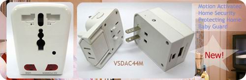 AC Adaptor Motion Activated Hidden Camera VSDAC44M | AC Adapter Hidden Camera With Built In DVR | 