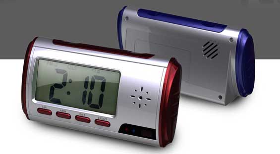 Table Clock DVR, Clock DVR, Eletronic Clock DVR, Spy Clock Camera