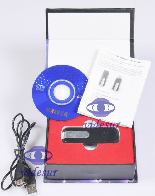 VSU8AVI U Disk Hidden Camera U8/motion detection recording | Super mini USB disk shape DVR camera