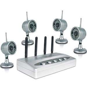 four channel wireless receiver