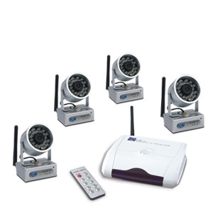 VSWR24C4 2.4Ghz Wireless System Kit With 4 Camera and 1 Receiver