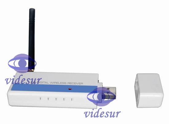 VSWR251 2.4Ghz USB Digital Wireless Kit | Sell 2.4GHz USB Digital Wireless Security Kit in Surveillance, Control & Protection category | 2.4GHz USB Digital Wireless Security Kit | 2.4GHz Digital Wireless Security Camera USB DVR Kit | 2.4GHz USB connector Digital Wireless Kit Baby camera | Wholesale Digital Wireless Security Kit | wireless Camera kit ,USB DVR | 2.4GHZ 4 Channel Wireless Mini DVR System Kit | Mini Home Surveillance System: 2.4GHz Wireless Security Camera + USB Digital Video Recorder System | Digital 2.4Ghz Wireless Camera Kit with USB Receiver | 2.4GHz Digital Wireless Security Kit; Four channel available monitoring at the same time | 2.4G Digital Wireless Security CCTV Camera USB DVR Receiver Kit